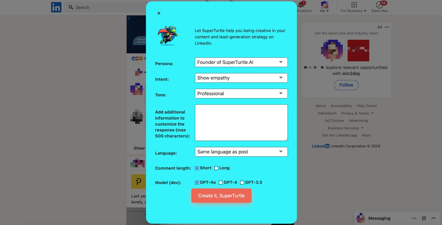 Screenshot of SuperTurtleAI